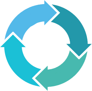 個人作業からチームでの相談・会議まで、さまざまな学びや仕事のシーンをまとめた写真