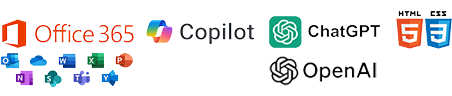 office365 Copilot ChatGPT OpenAI HTML CSS 職業訓練