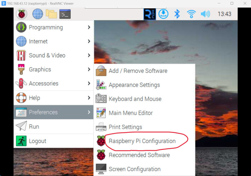 ラズベリーパイの日本語化設定1