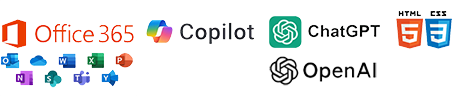 office365 Copilot ChatGPT OpenAI HTML CSS 職業訓練